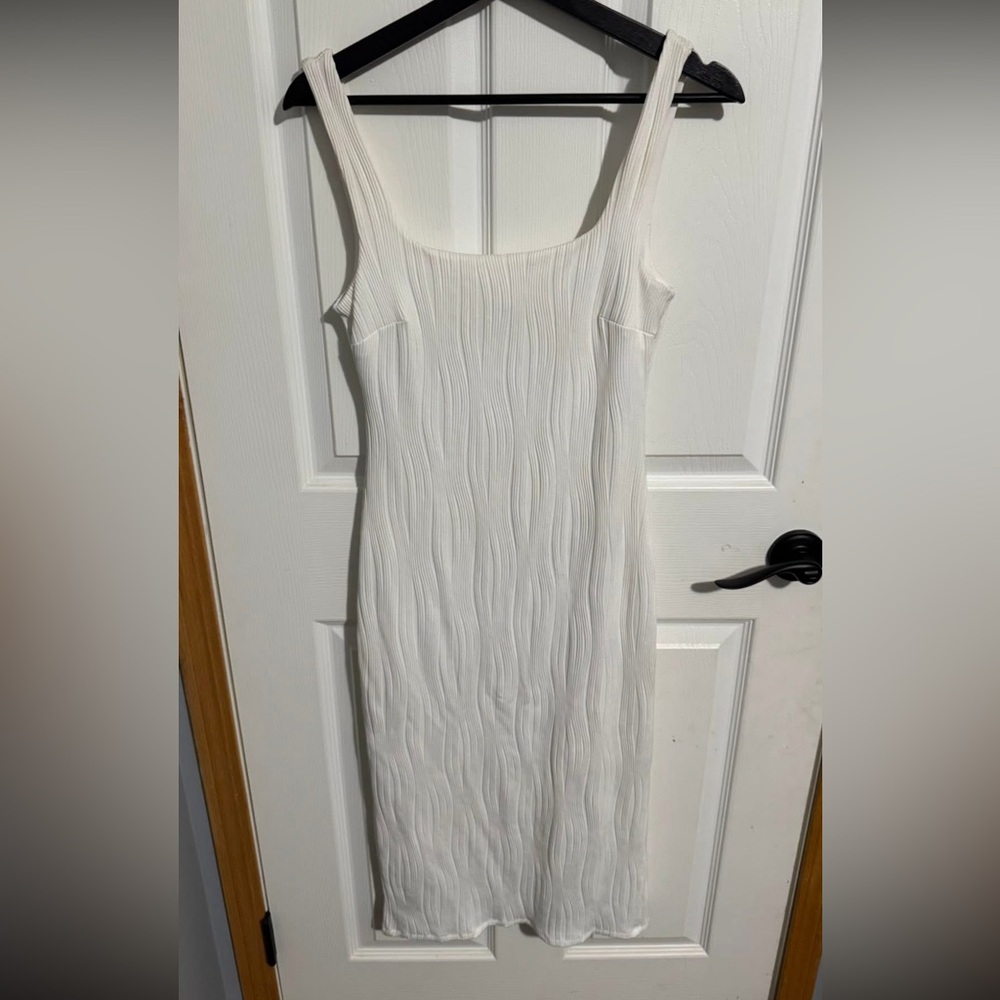 Dynamite White Textured Dress